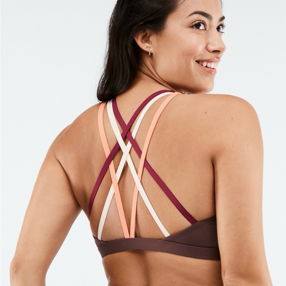 Fabletics strappy bra. New.